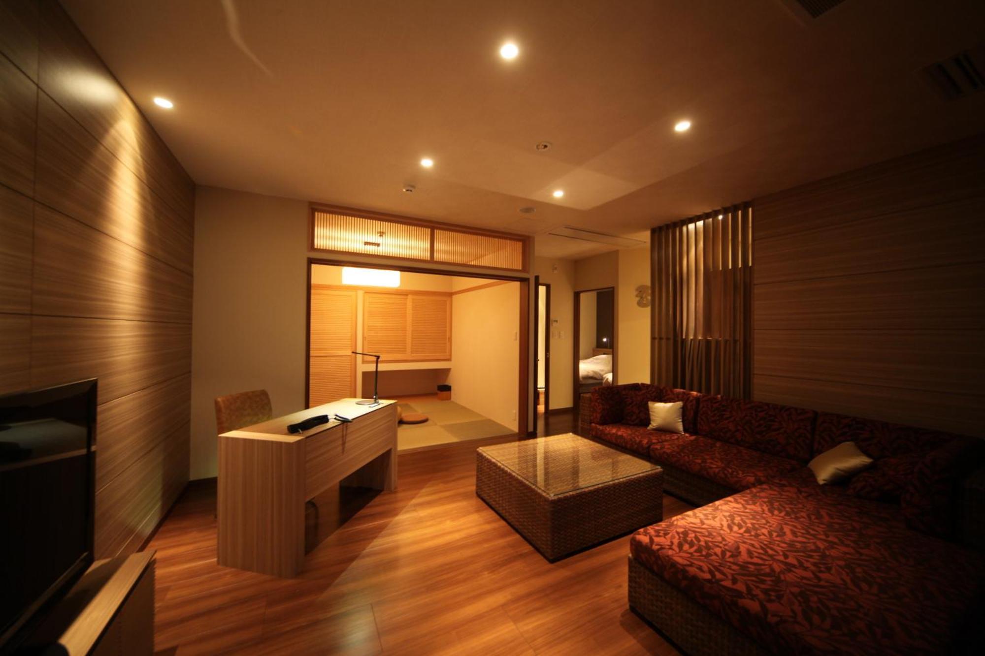 Amane Resort Seikai Beppu Szoba fotó A room at a ryokan