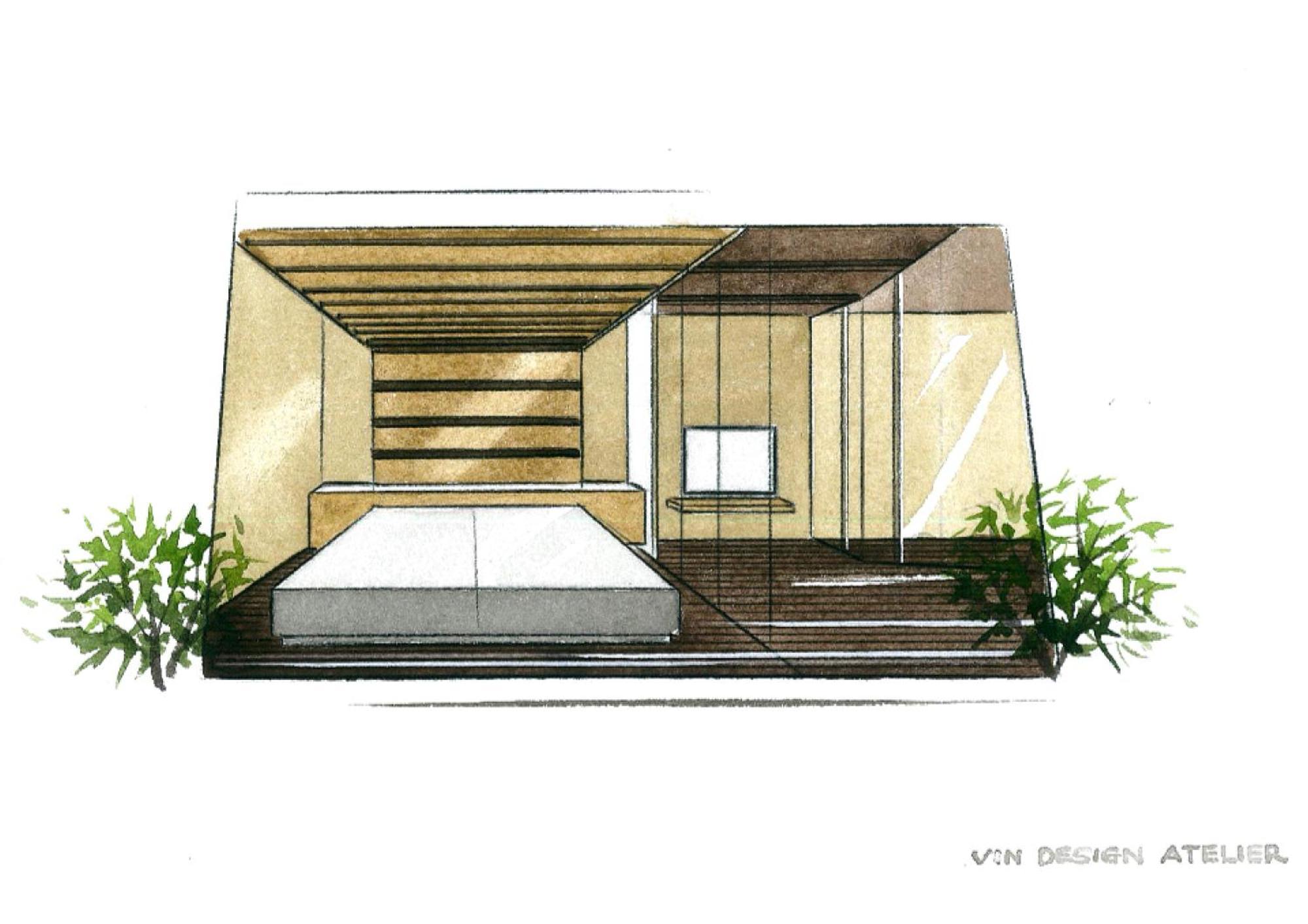 Amane Resort Seikai Beppu Szoba fotó A conceptual sketch of the proposed station.